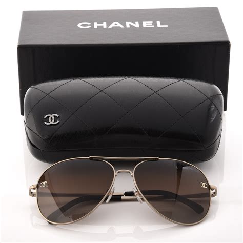 chanel 4189 aviator sunglasses|Pilot Sunglasses .